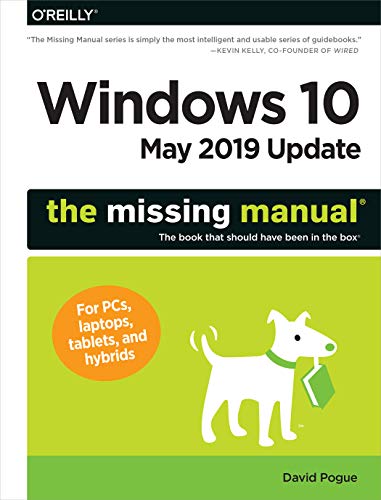 Book Cover Windows 10 May 2019 Update: The Missing Manual: The Book That Should Have Been in the Box