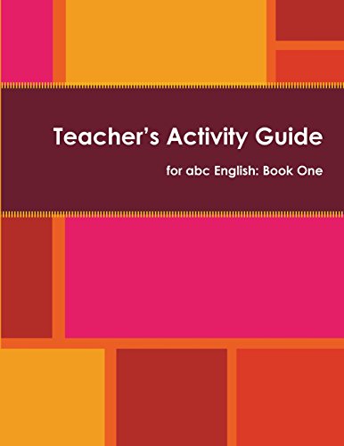 Book Cover Teacher's Activity Guide for abc English: Book One