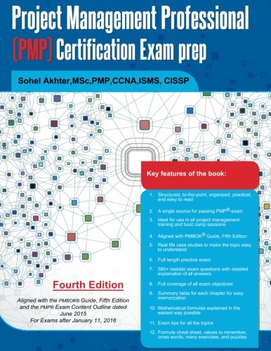 Book Cover Project Management Professional (PMP) Certification Exam prep