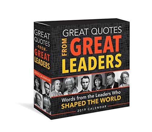 Book Cover 2019 Great Quotes from Great Leaders Boxed Calendar