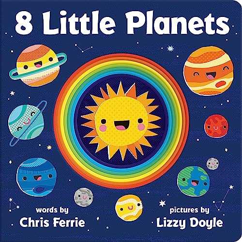 Book Cover 8 Little Planets: A Solar System Book for Kids with Unique Planet Cutouts