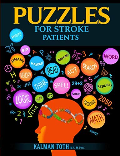 Book Cover Puzzles for Stroke Patients: Rebuild Language, Math & Logic Skills to Live a More Fulfilling Life Post-Stroke