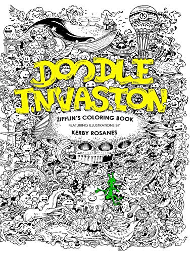 Book Cover Doodle Invasion: Zifflin's Coloring Book