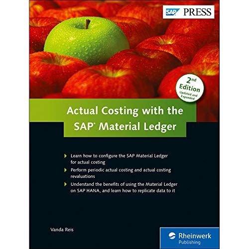 Book Cover Actual Costing with the Material Ledger in SAP ERP (SAP PRESS)