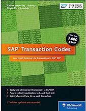 Book Cover SAP Transaction Codes: Your Quick Reference to T-Codes in SAP ERP (SAP PRESS)
