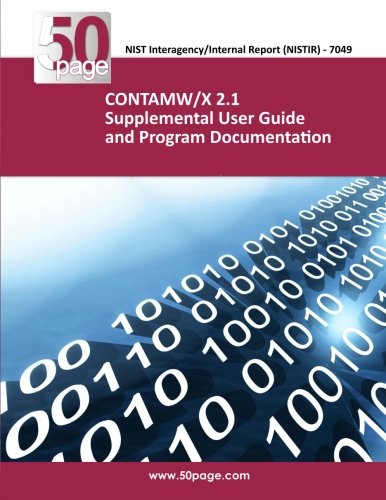 Book Cover CONTAMW/X 2.1 Supplemental User Guide and Program Documentation