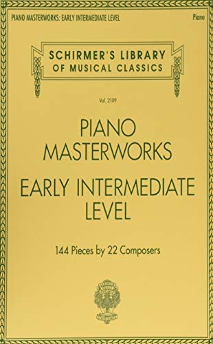 Book Cover Piano Masterworks: Early Intermediate Level - Schirmer's Library Of Musical Classics