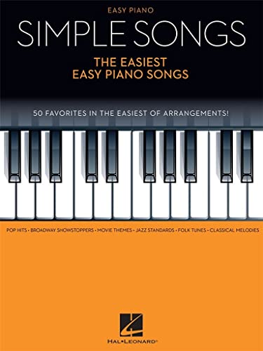 Book Cover Simple Songs - The Easiest Easy Piano Songs