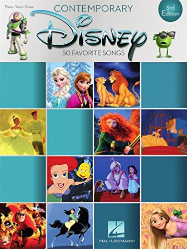 Book Cover Contemporary Disney: 50 Favorite Songs (Piano-vocal-guitar)