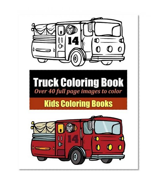 Book Cover Truck Coloring Book