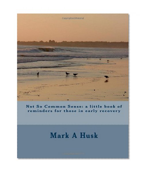 Not So Common Sense: a little book of reminders for those in early recovery