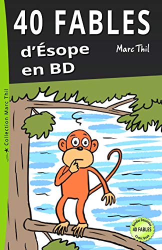 Book Cover 40 Fables d'Ésope en BD (French Edition)