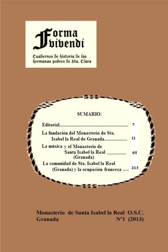 Forma Vivendi: Cuadernos de Historia de las Hermanas Pobres de Santa Clara (Spanish Edition)