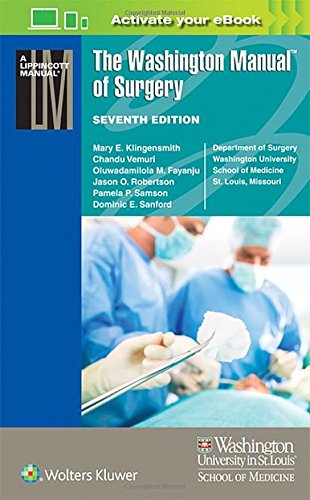 Book Cover The Washington Manual of Surgery (Lippincott Manual Series)