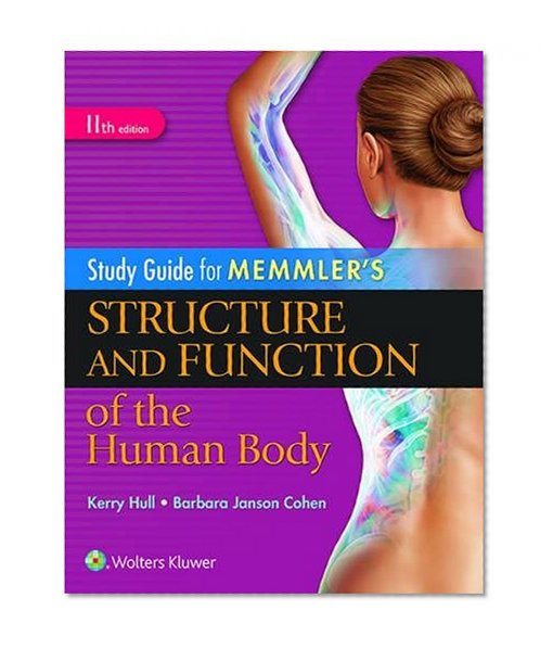 Book Cover Study Guide for Memmler's Structure and Function of the Human Body