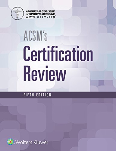Book Cover ACSM's Certification Review (American College of Sports Medicine)