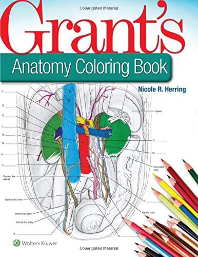Book Cover Grant's Anatomy Coloring Book