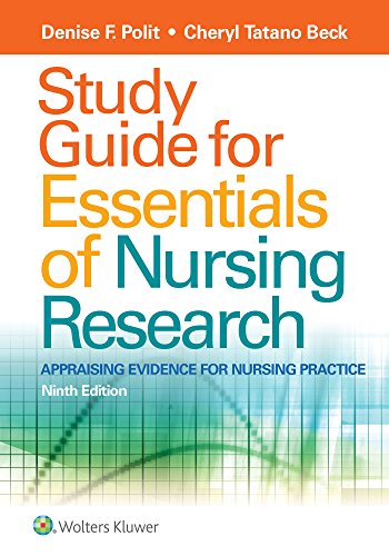 Book Cover Study Guide for Essentials of Nursing Research