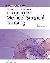 Book Cover Study Guide for Brunner & Suddarth's Textbook of Medical-Surgical Nursing