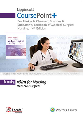 Book Cover Lippincott CoursePoint+ for Brunner & Suddarth's Textbook of Medical-Surgical Nursing