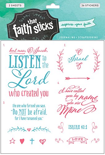 Book Cover Isaiah 43:1 (Faith That Sticks Stickers)