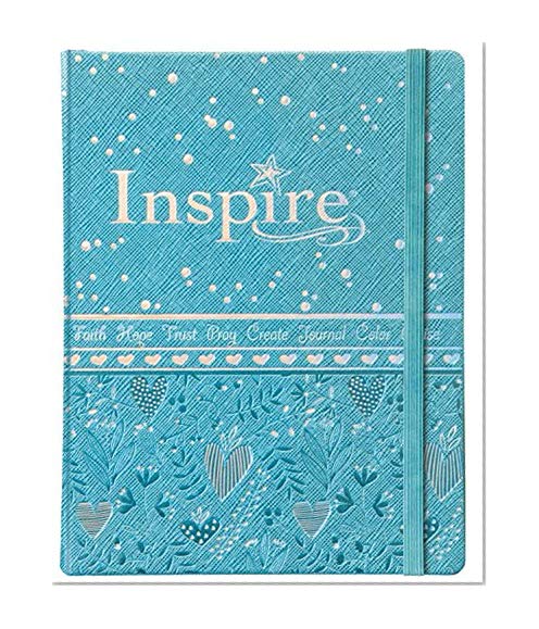 Book Cover Inspire Bible for Girls NLT: The Bible for Coloring & Creative Journaling