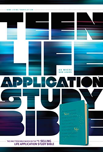 Book Cover Tyndale NLT Teen Life Application Study Bible (LeatherLike, Teal), NLT Study Bible with Notes and Features, Full Text New Living Translation