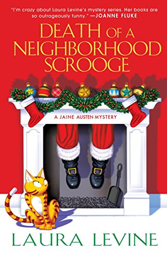 Book Cover Death of a Neighborhood Scrooge (A Jaine Austen Mystery)