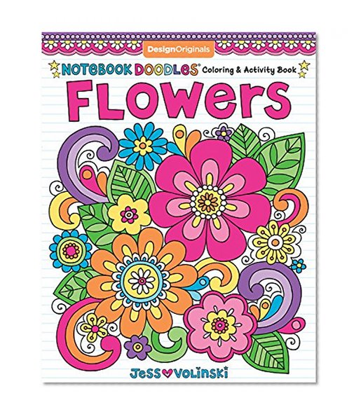 Book Cover Notebook Doodles Flowers: Coloring & Activity Book (Design Originals)