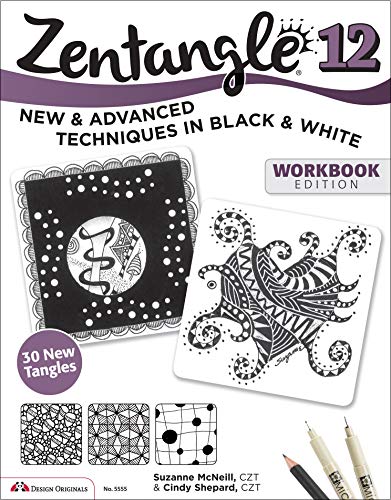 Book Cover Zentangle(R) 12, Workbook Edition: Innovative Art Techniques & Projects (Design Originals) 30 New Tangles