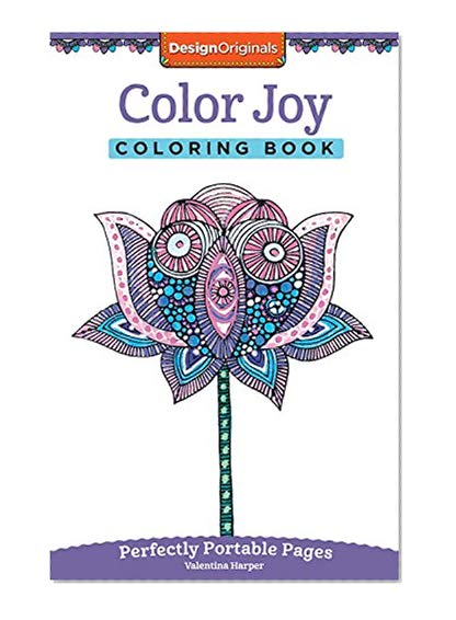 Book Cover Color Joy Coloring Book: Perfectly Portable Pages (On-the-Go Coloring Book) (Design Originals) Extra-Thick High-Quality Perforated Paper; Convenient 5x8 Size is Perfect to Take Along Wherever You Go