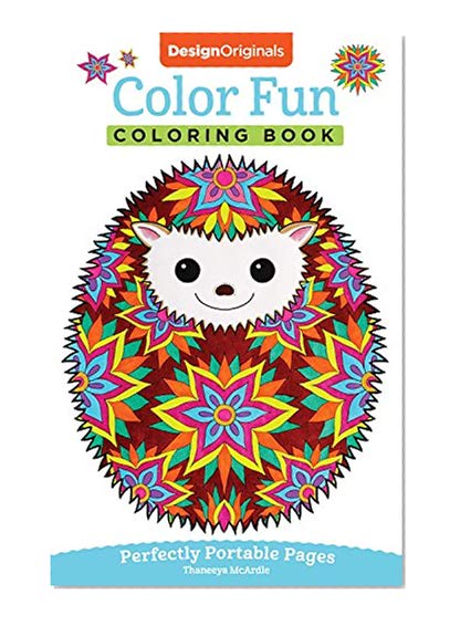 Book Cover Color Fun Coloring Book: Perfectly Portable Pages (On-the-Go Coloring Book) (Design Originals) Extra-Thick High-Quality Perforated Pages & Convenient 5x8 Size to Take Along Wherever You Go