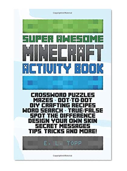 Book Cover Super Awesome Minecraft Activity Book