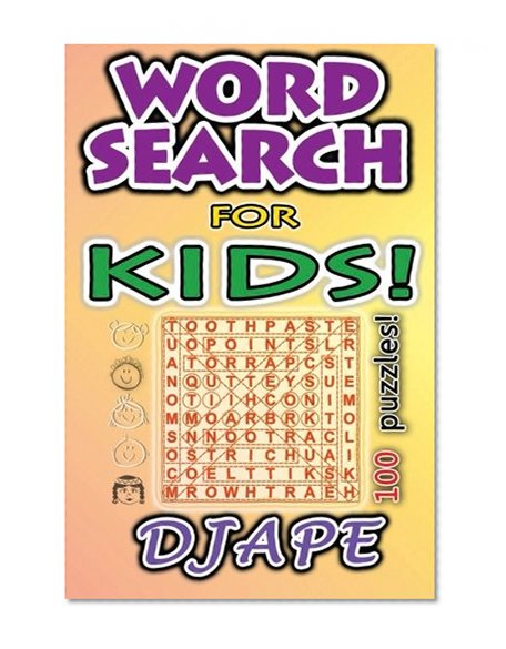 Book Cover Word Search for Kids: 100 puzzles (Volume 1)