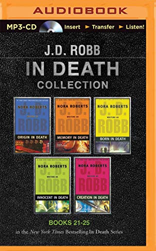 Book Cover J. D. Robb In Death Collection Books 21-25: Origin in Death, Memory in Death, Born in Death, Innocent in Death, Creation in Death (In Death Series)