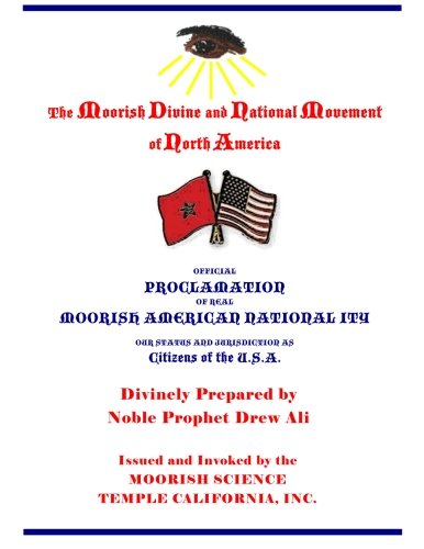 Book Cover Official Proclamation of Real Moorish American Nationality: Our Status and Jurisdiction as Citizens of the U.S.A.
