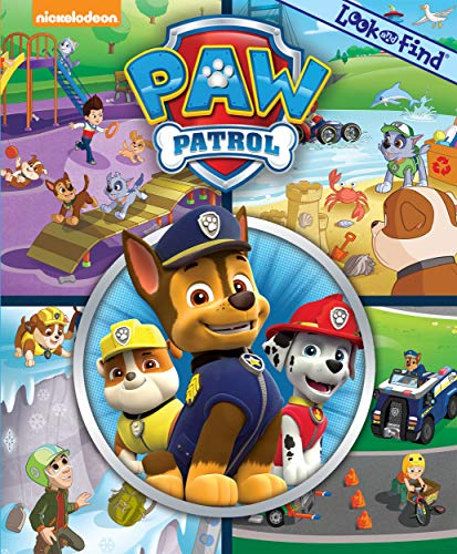 Book Cover Nickelodeon Paw Patrol Chase, Skye, Marshall, and More! - Look and Find Activity Book - PI Kids