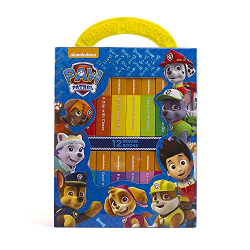 Book Cover Nickelodeon Paw Patrol Chase, Skye, Marshall, and More! - My First Library Board Book Block 12-Book Set - PI Kids