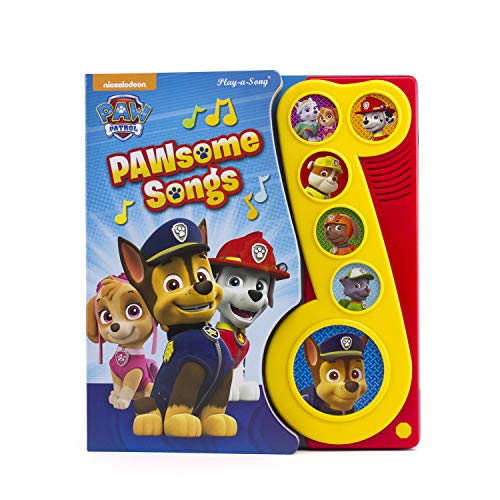 Book Cover Nickelodeon PAW Patrol Chase, Skye, Marshall, and More! - PAWsome Songs! Music Sound Book - PI Kids