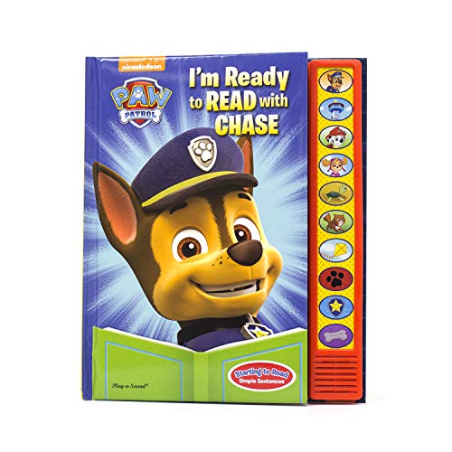Book Cover Paw Patrol - I'm Ready To Read with Chase Sound Book - Play-a-Sound - PI Kids