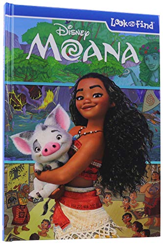 Book Cover Disney Moana Look and Find Activity Book - PI Kids