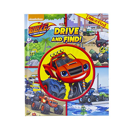 Book Cover Nickelodeon - Blaze and the Monster Machine Look and Find Activity Book: Drive and Find! - PI Kids