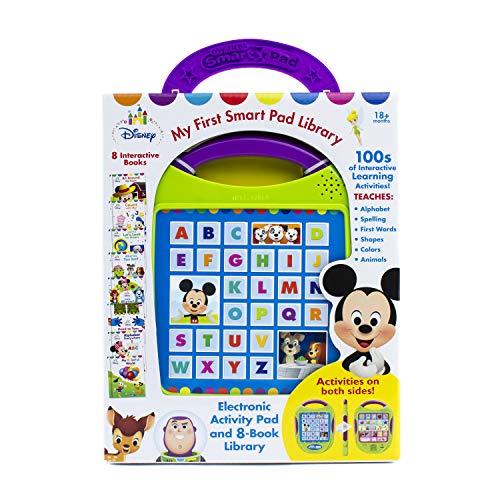 Book Cover Disney Baby - Mickey, Minnie, Toy Story, and more! My First Smart Pad Electronic Activity Pad and 8-Book Library - PI Kids