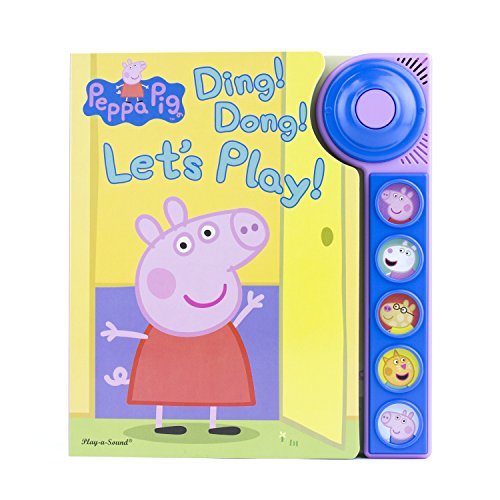 Book Cover Peppa Pig - Ding! Dong! Let's Play! Doorbell Sound Book - PI Kids (Play-A-Sound)