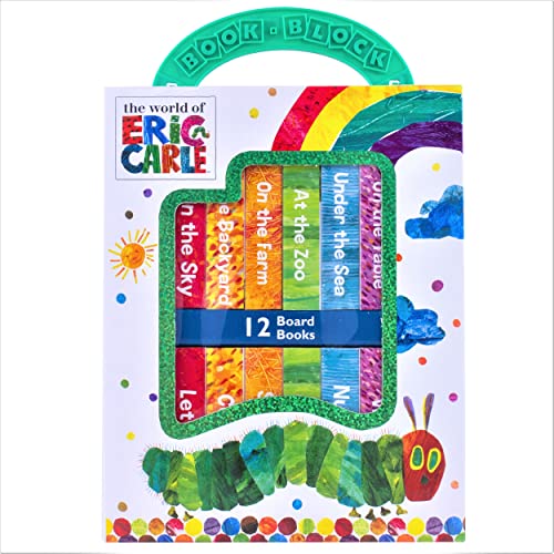 Book Cover World of Eric Carle, My First Library Board Book Block 12-Book Set - PI Kids
