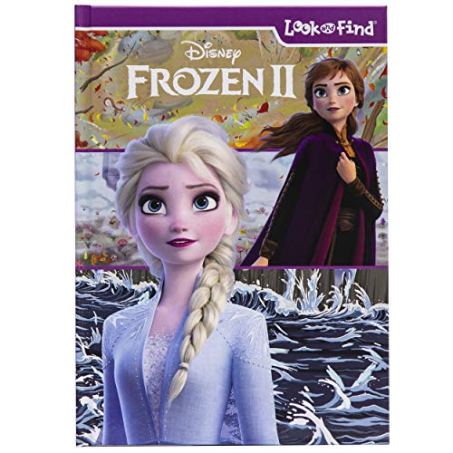 Book Cover Disney Frozen 2 Elsa, Anna, Olaf, and More! - Look and Find Activity Book - PI Kids