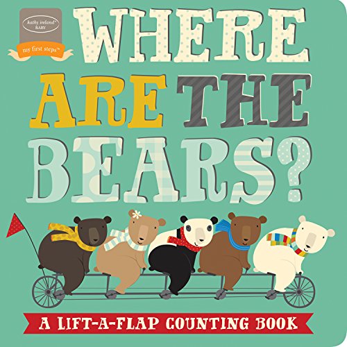 Book Cover Bendon Where are The Bears Lift-A-Flap Counting Learning Activity Toy Board Book Learning Toy