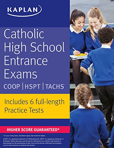Book Cover Catholic High School Entrance Exams: COOP * HSPT * TACHS (Kaplan Test Prep)