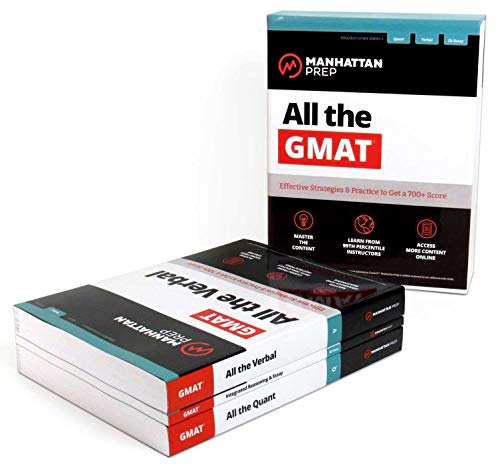 Book Cover All the GMAT: Content Review + 6 Online Practice Tests + Effective Strategies to Get a 700+ Score (Manhattan Prep GMAT Strategy Guides)