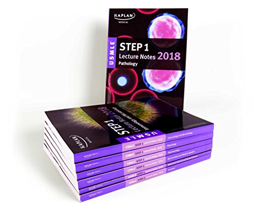 Book Cover USMLE Step 1 Lecture Notes 2018: 7-Book Set (Kaplan Test Prep)